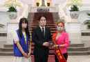 Hoa hậu Yueh Ching Tao vinh dự được vào thăm dinh tổng thống
