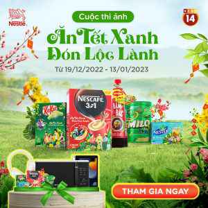 Nestlé Việt Nam khởi xướng “Ăn Tết Xanh – Đón Lộc Lành”, truyền cảm hứng cho cộng đồng về tiêu dùng xanh mùa Tết